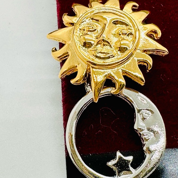 Celestial Sun and Moon Earrings NWT - Picture 3 of 6